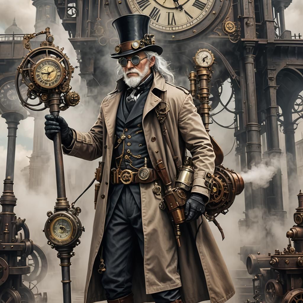 steampunk wizard