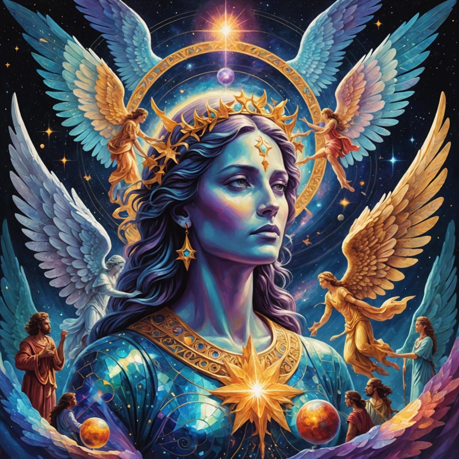 Angels and Gods Working on Miracles