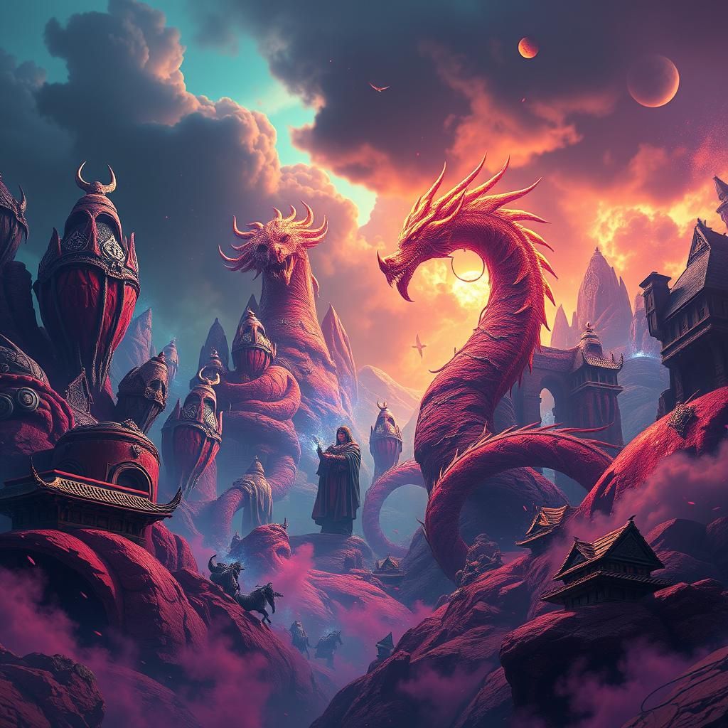 Duodecimal System as Detailed Matte Painting