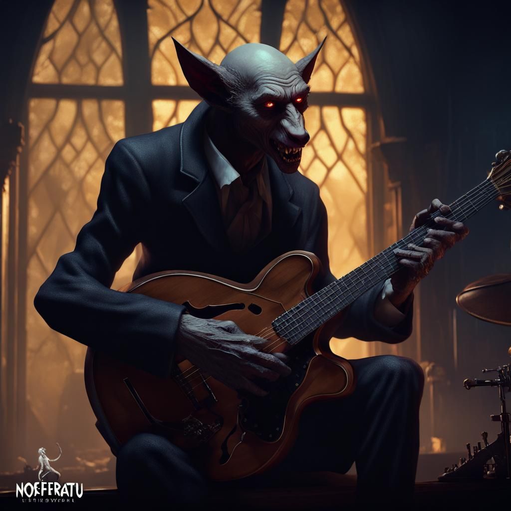 Nosferatu's Jazz Serenade: A Dark Fantasy Masterpiece