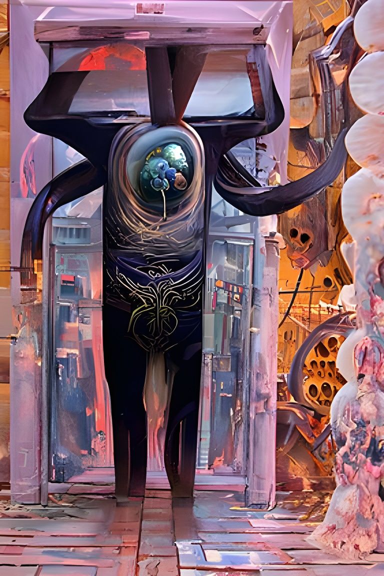 Colorful Dying World: Hyperrealistic Digital Matte Painting