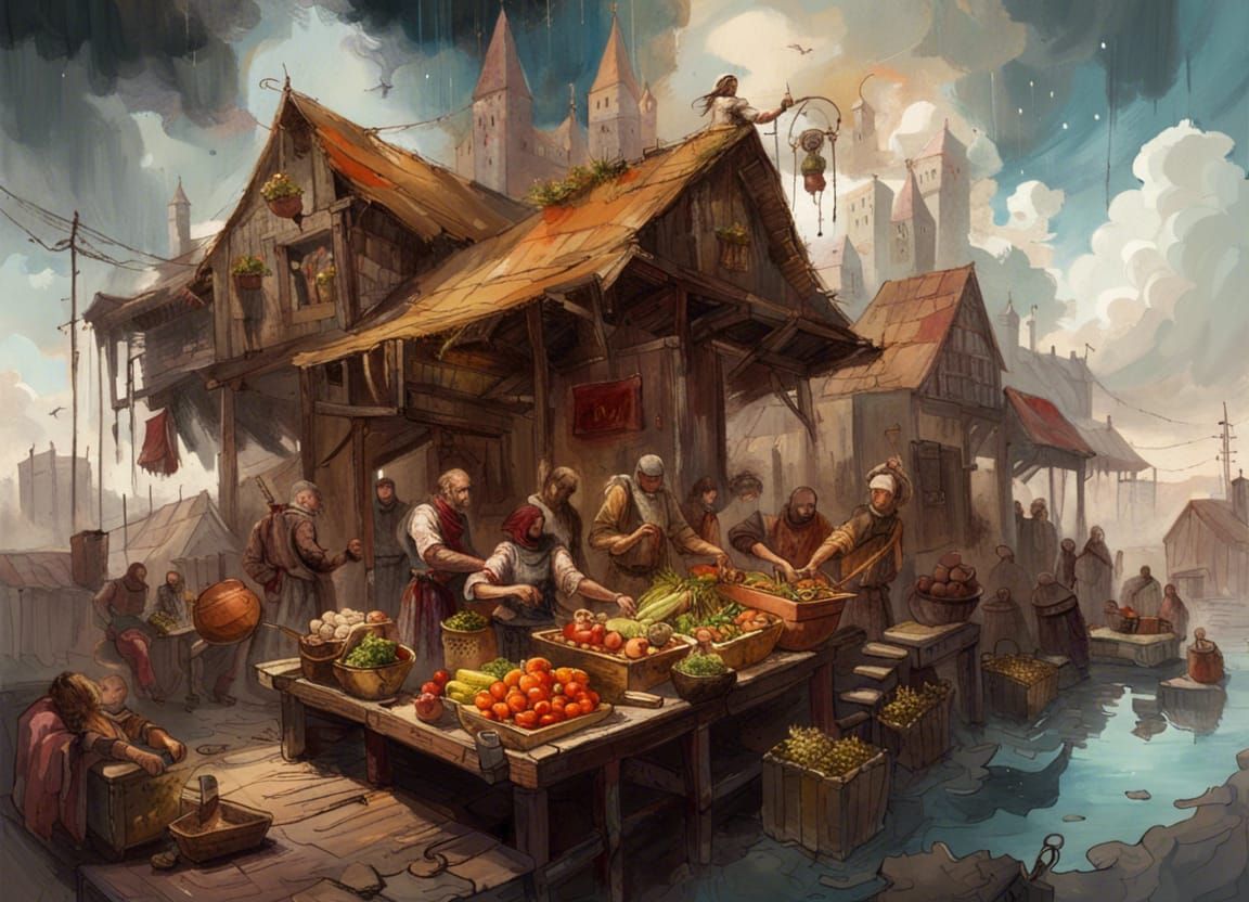 Medieval market