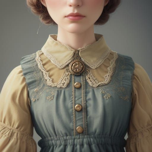 Vintage-Inspired Doll in Soft Focus