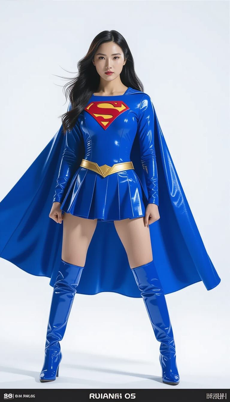 Superwoman Lan Xing in Cinematic Eastern Mystery Style