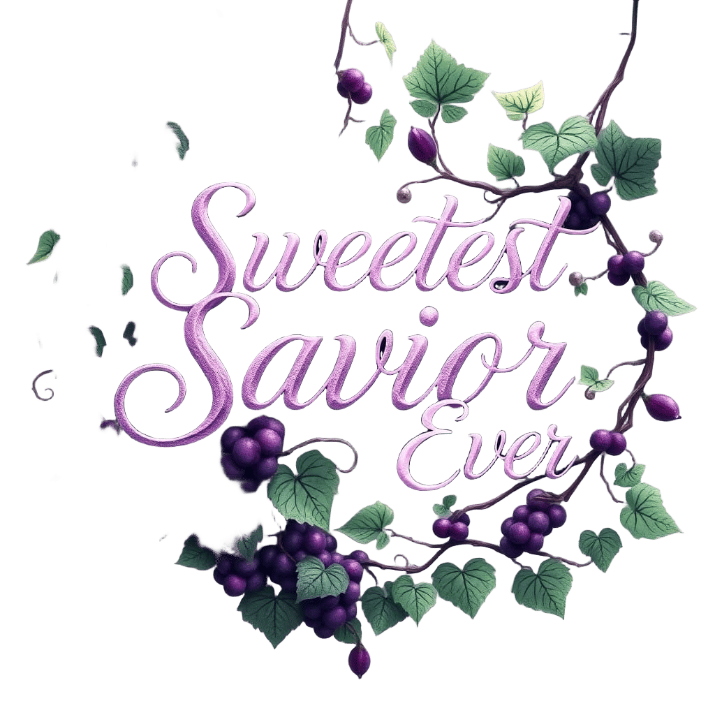 Sweetest Savior Ever in a Whimsical Grapevine Wonderland