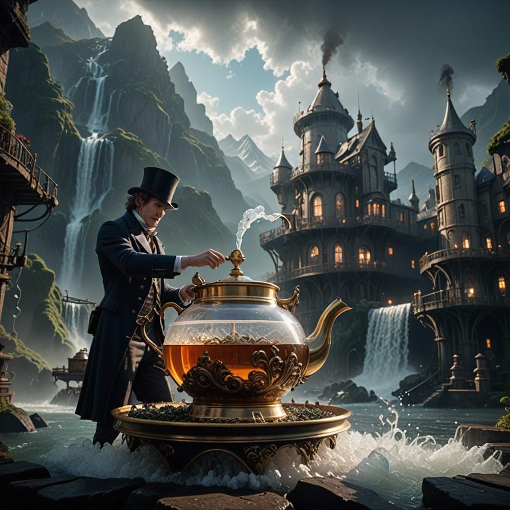 Stunning Portrait of a Whimsical English Inventor