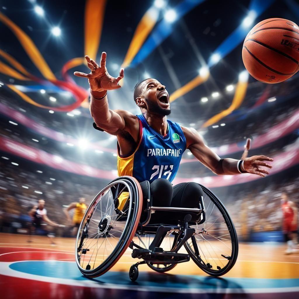 Triumphant Wheelchair Basketball Victory