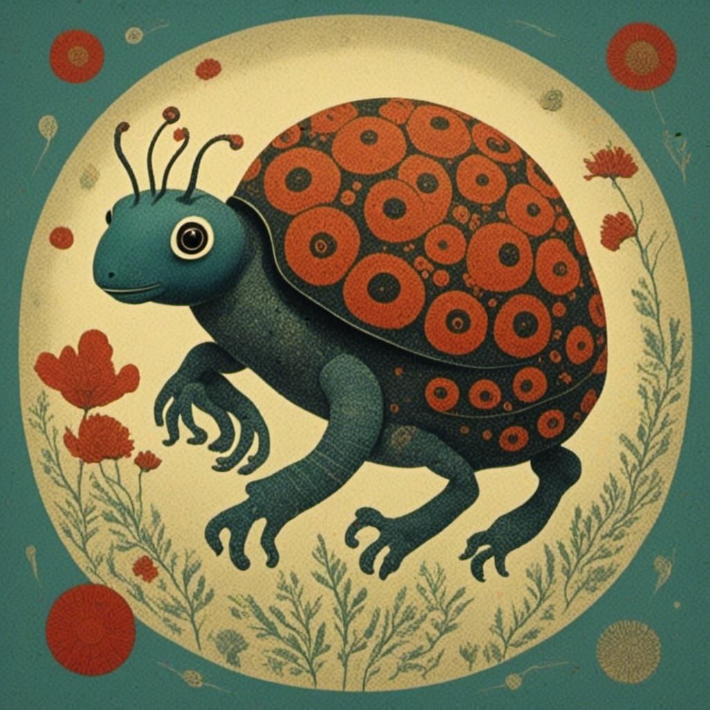 Abstract Dolls in Raw Art Style