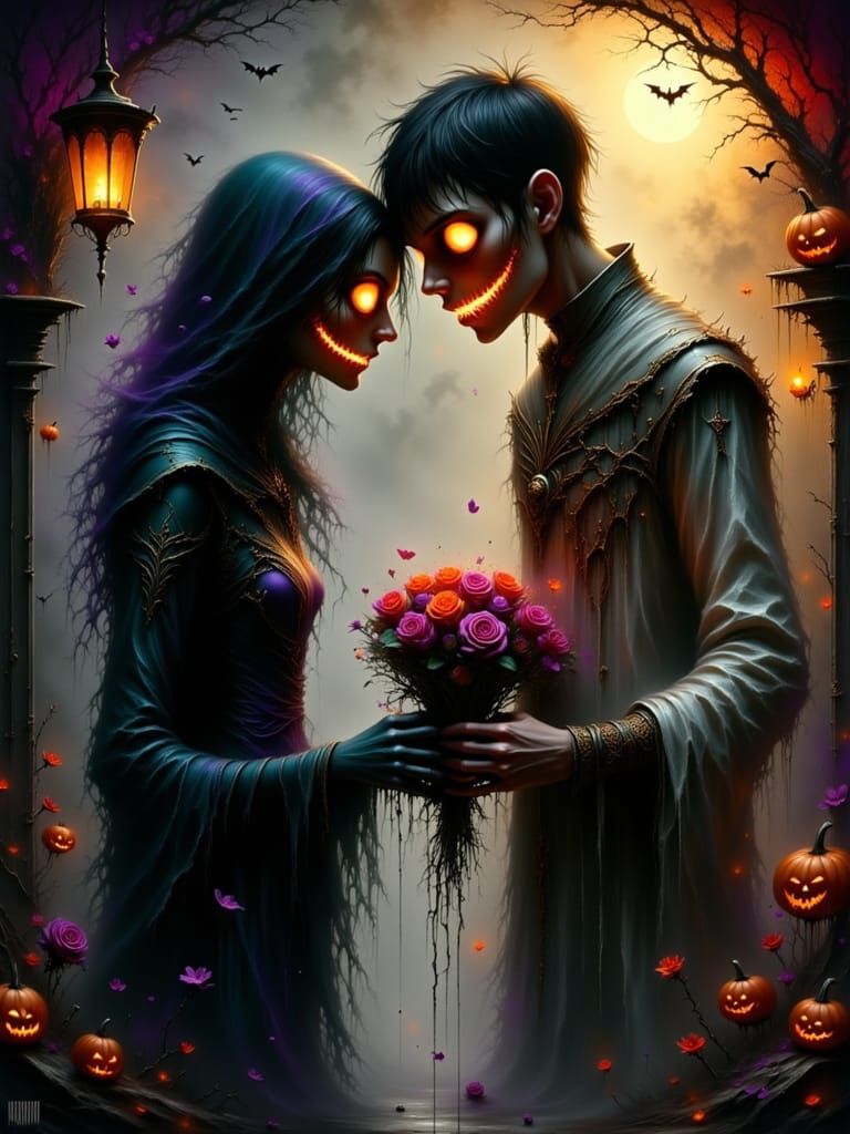 Haunted Valentine's Day Gift: Ghostly Roses & Evil Chocolate...