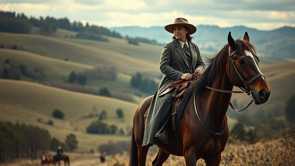 Mary Carson Breckinridge Rides Through Kentucky Hills
