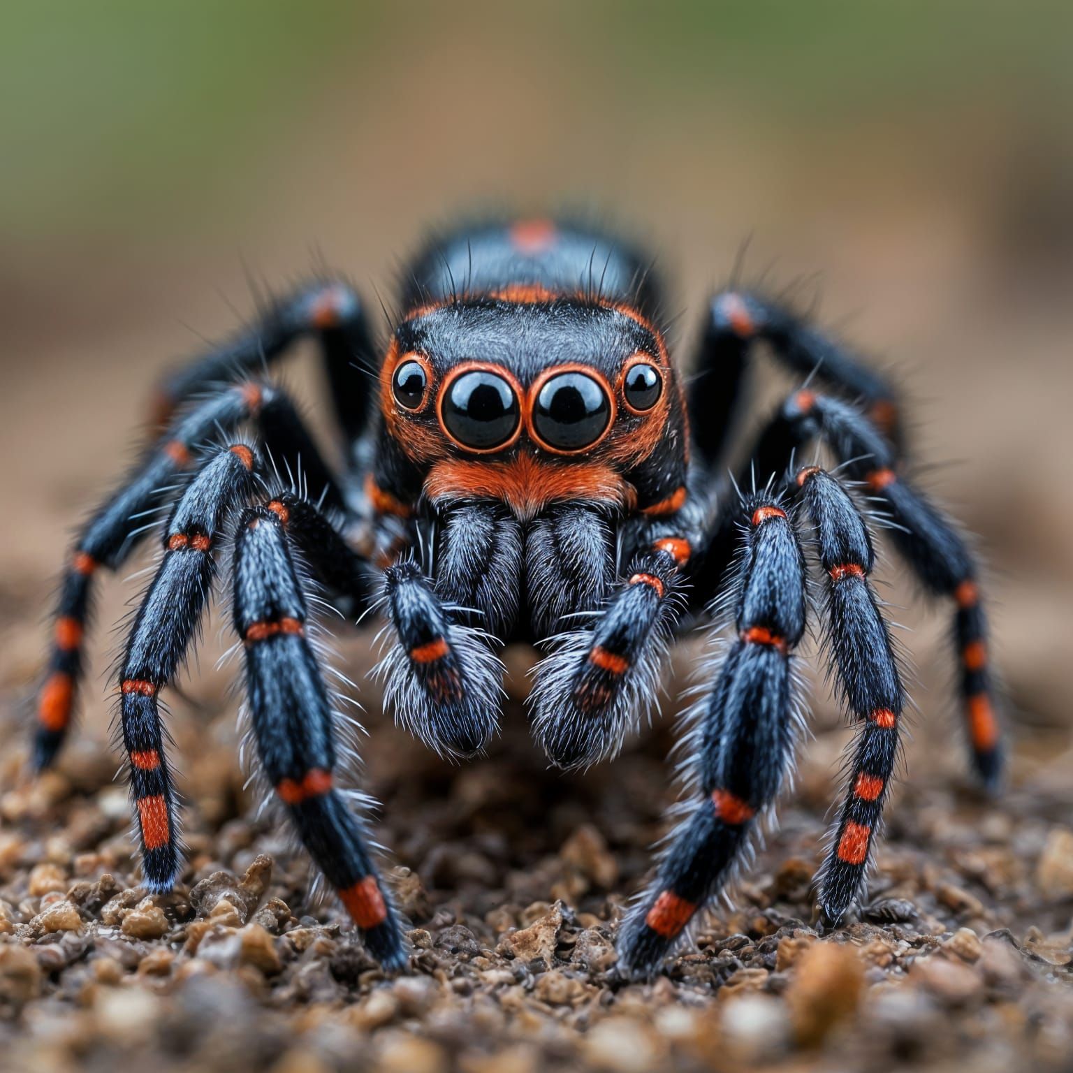 Stunning Macro Photo of Jumping Spider