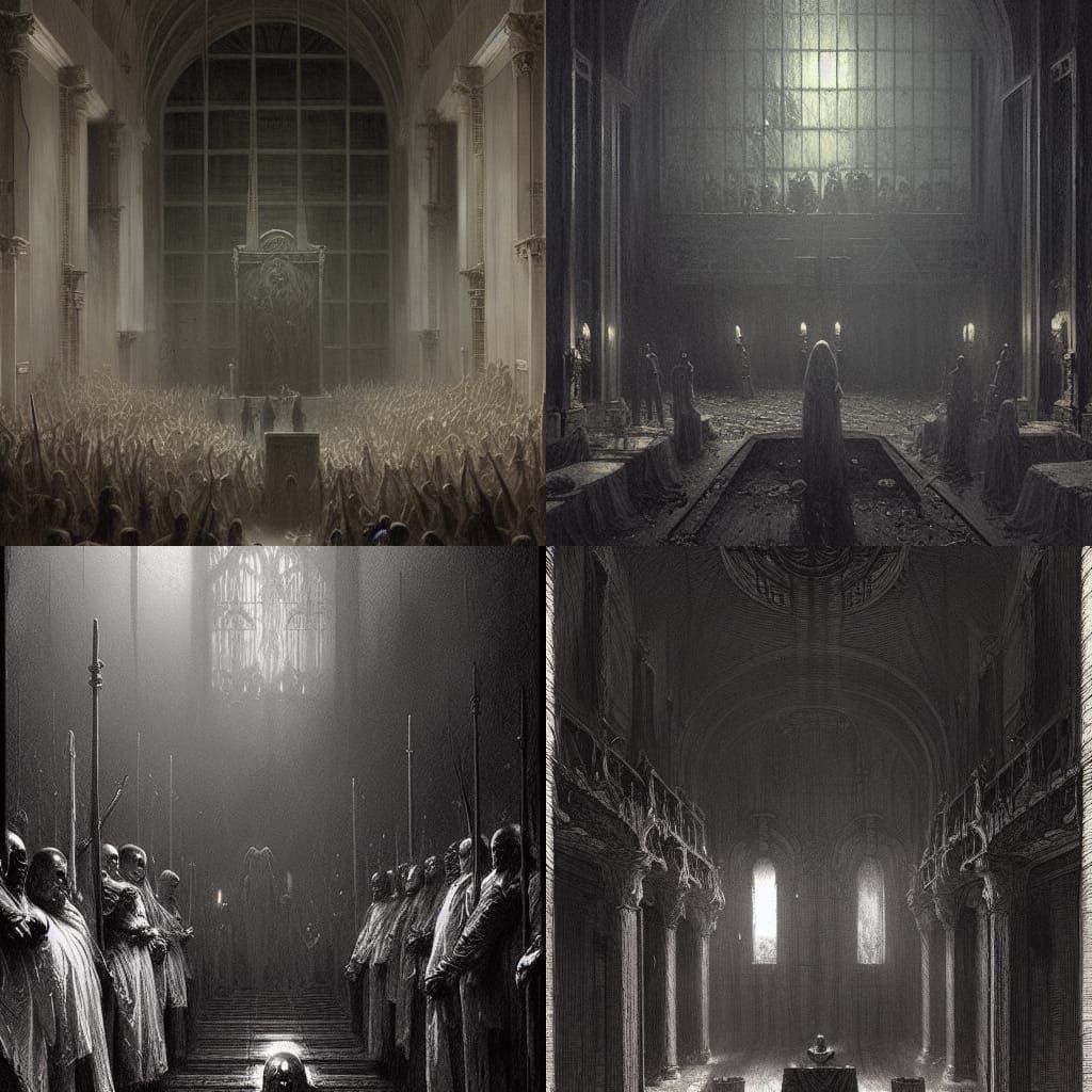 Death Row: A Dark Fantasy Horror Scene