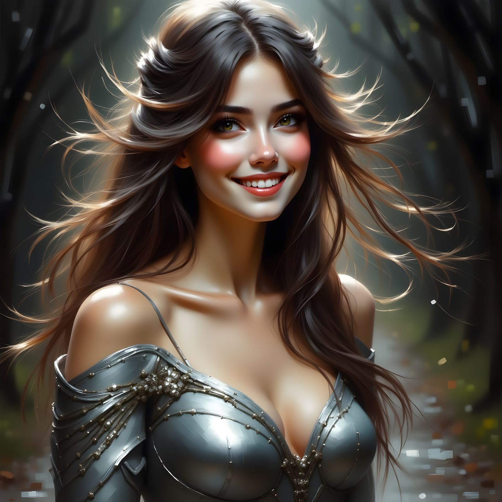 Ethereal Norse Goddess Portrait in Haunting Beauty