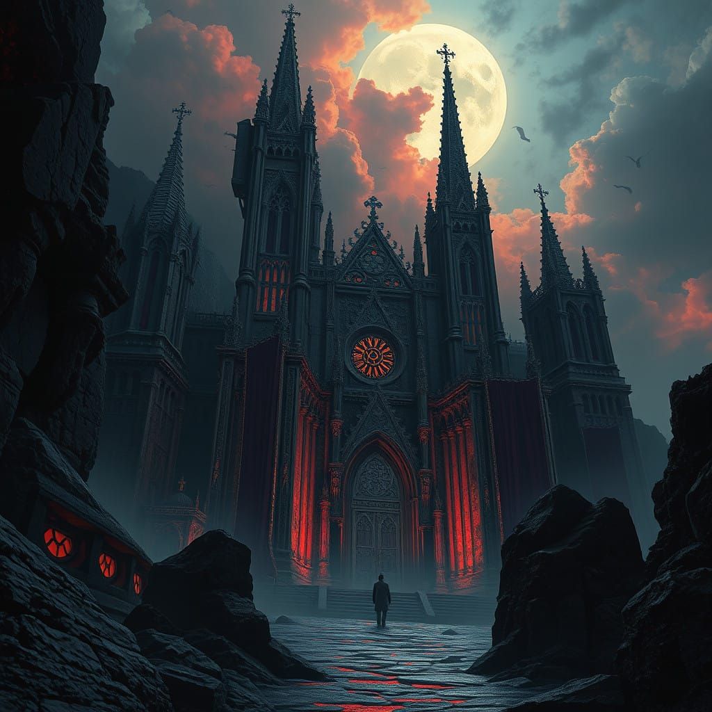Fantastical Cathedrals of Mourning in a Bleak, Ashen World