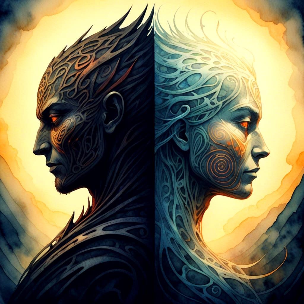 Beings of light and dark