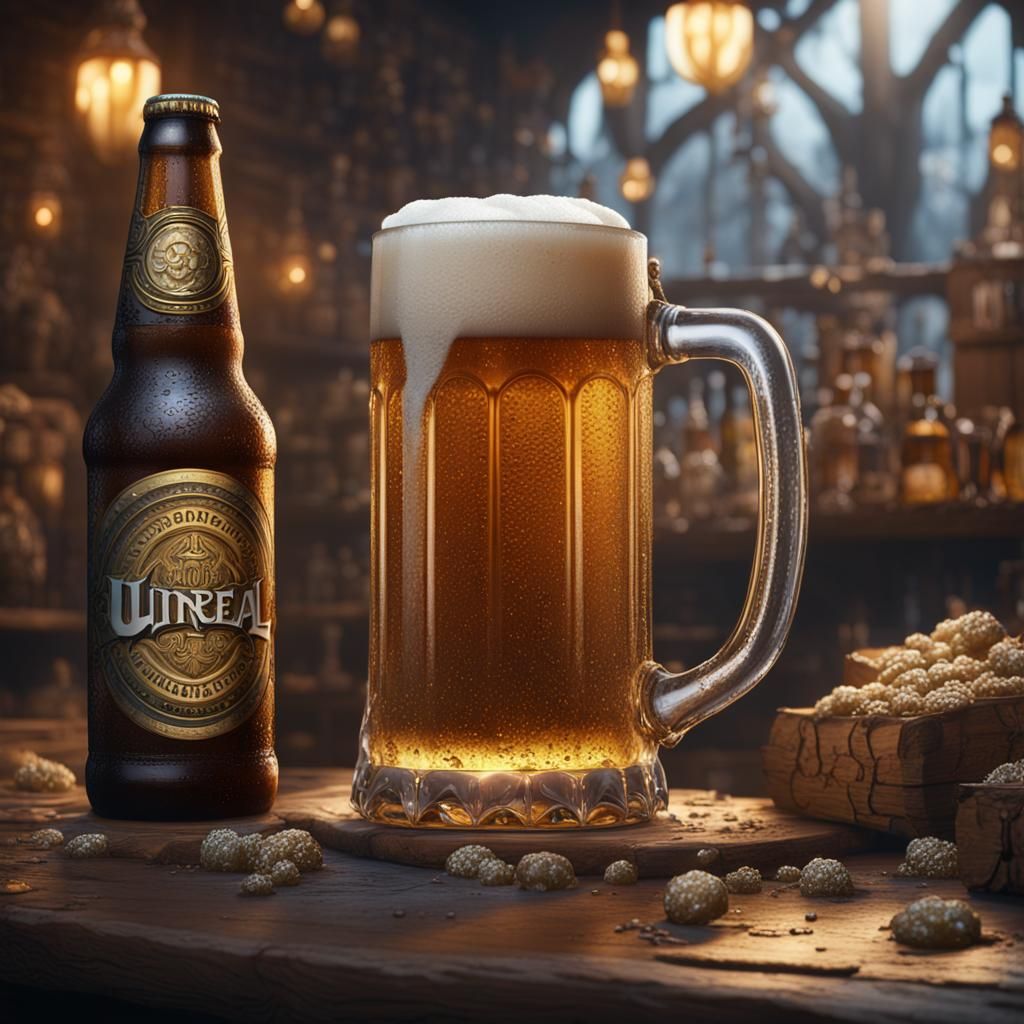 Fantastical Beer Concept Art in Deep Color