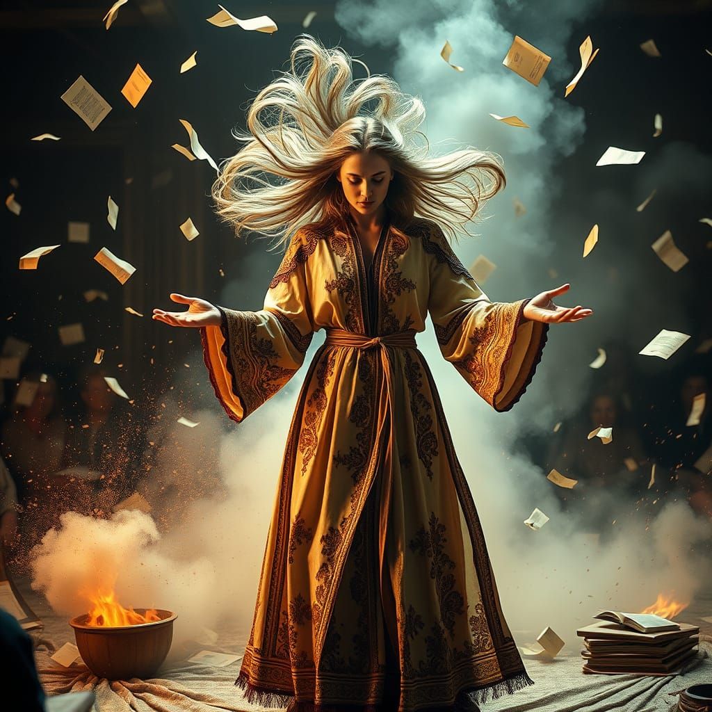 Gravity Reversal in a Whirlwind of Magic