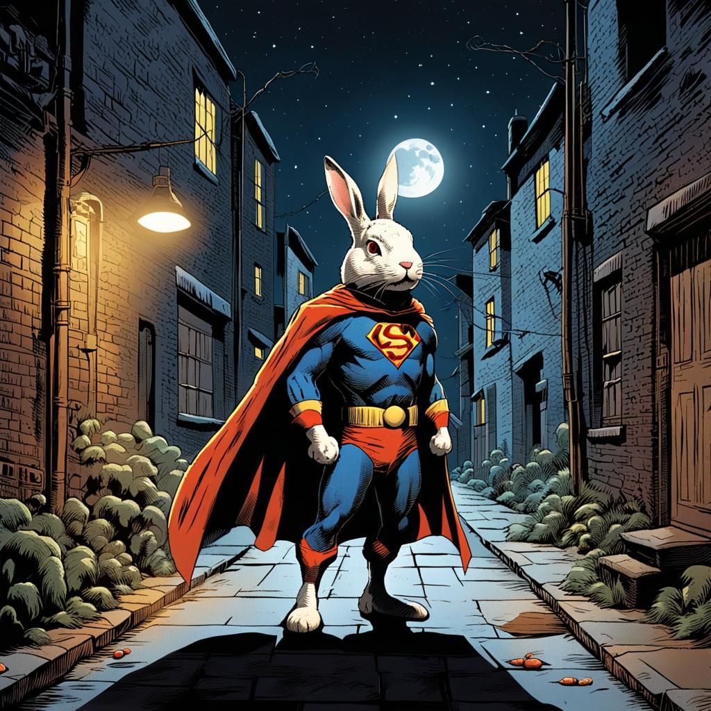 Rabbit superhero