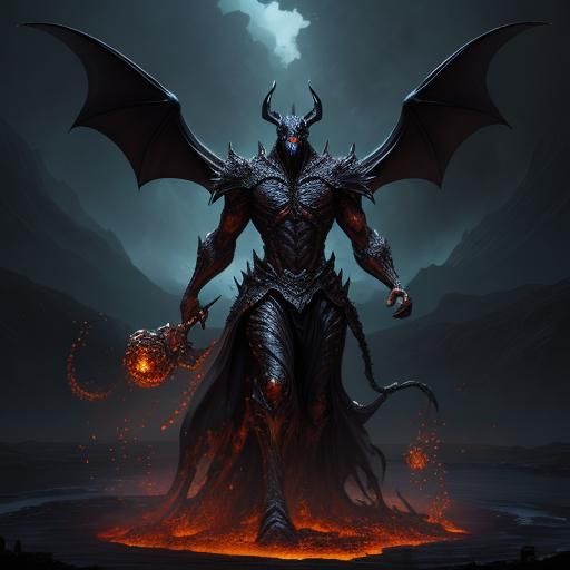 Regal Chocolate Demon with Molten Wings