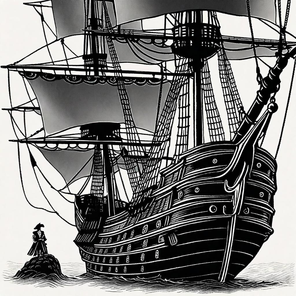 pirate ship and happy beautieful femal pure pirate woman, hyperrealistic, fuzzy logic
#happy #like #pirate #talk #day #l...