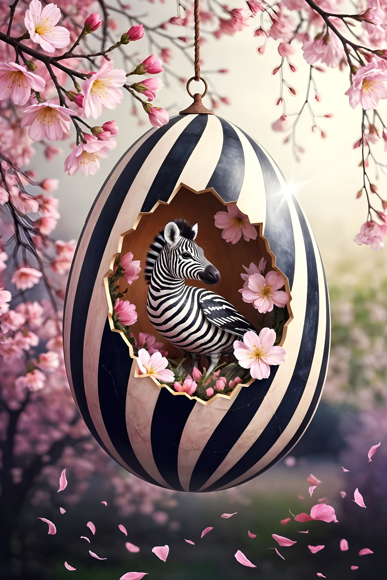 Hatch of the Zebra Bird