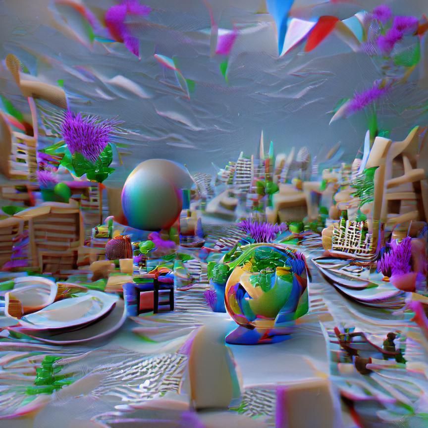 Alternative World in 8K 3D Rendering