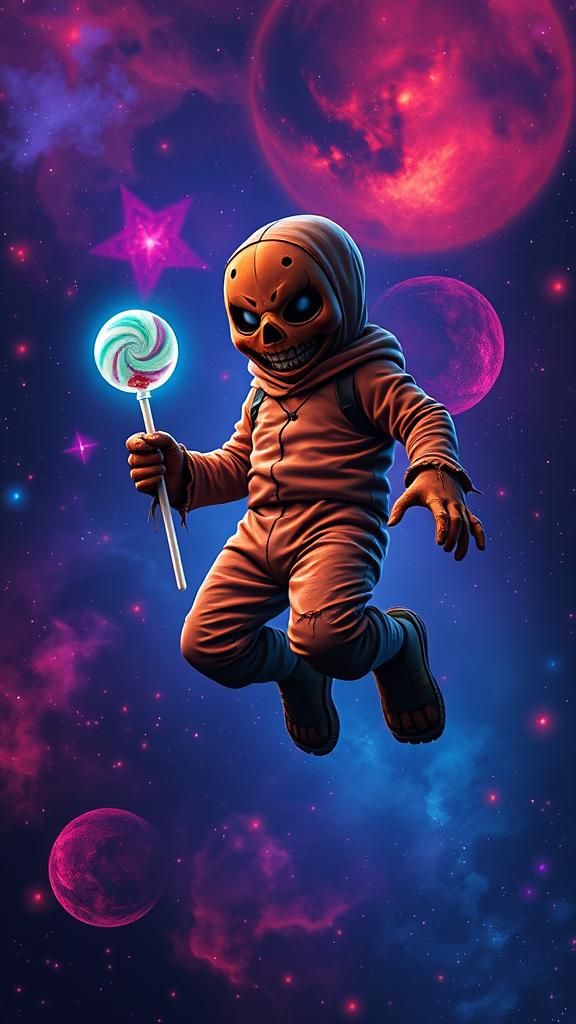 Sam in space ( Trick 'r' Treat)