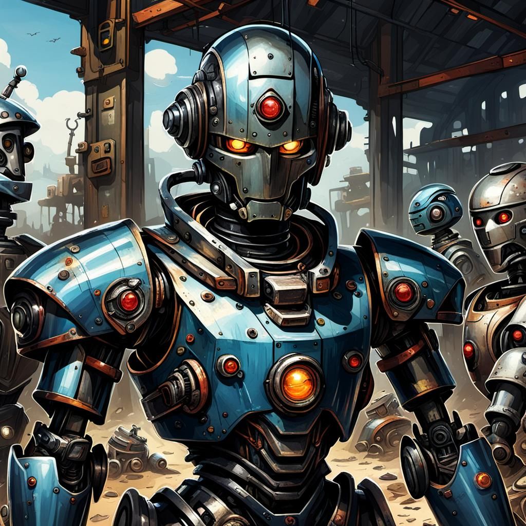 Robot Junkyard: A Scrap Heap of Forgotten Machines