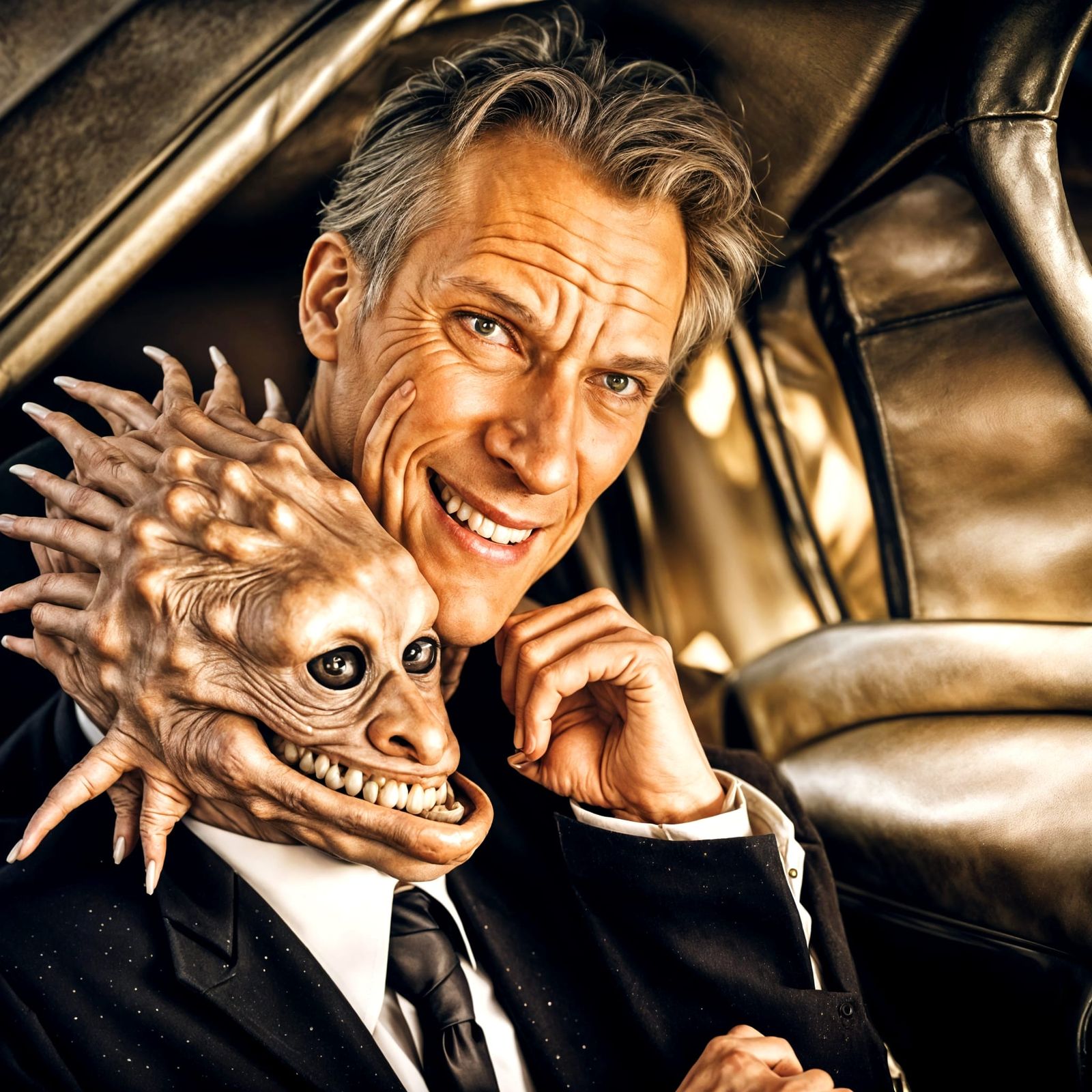 Exuberant Alien Characters in Bizarre Cosmic Dreamscape