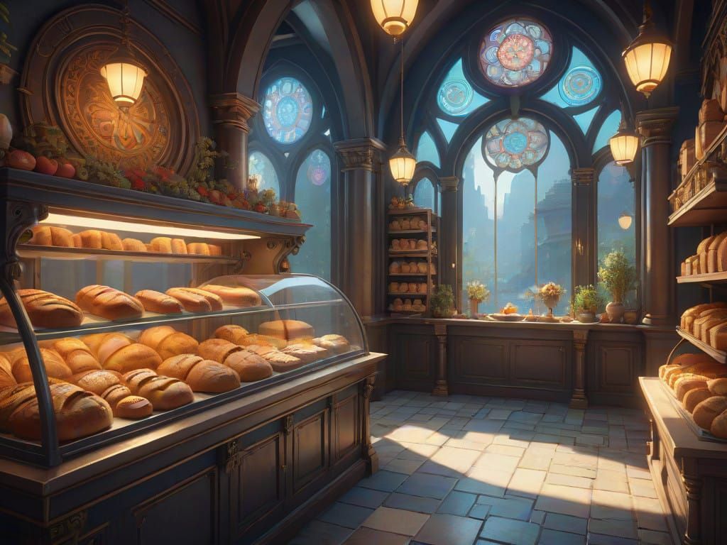 Gingerbread House Bakery Wonderland