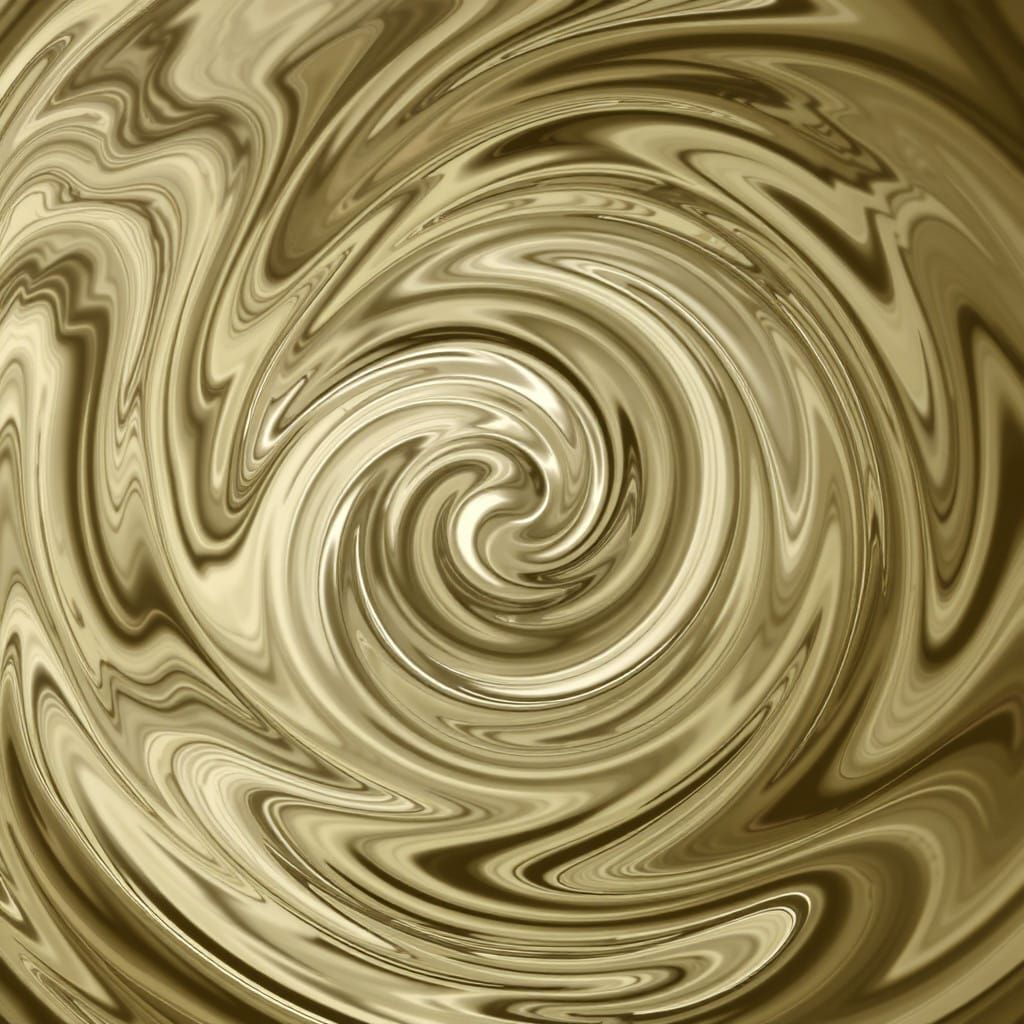 Whimsical Chocolate Swirl Design