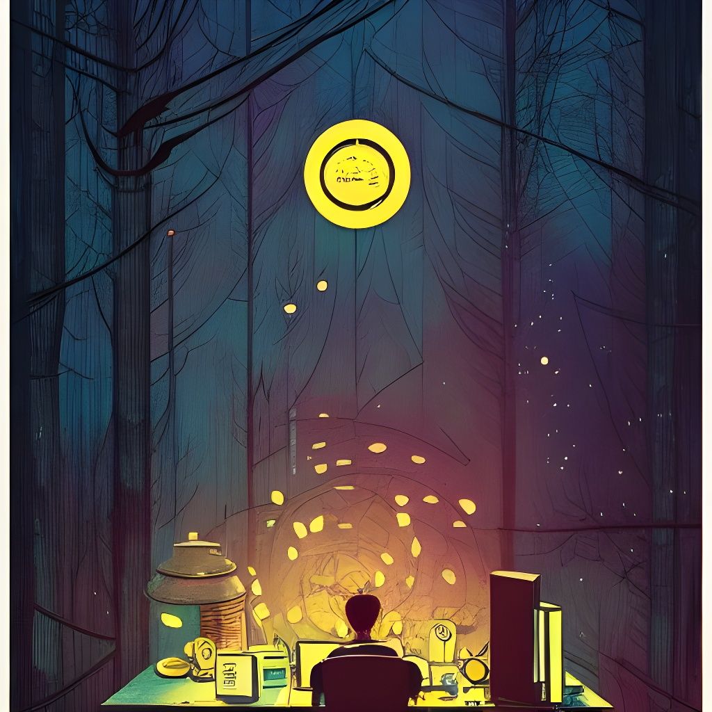 Firefly Jars on Explorer's Desk: Cel-Shaded Photography