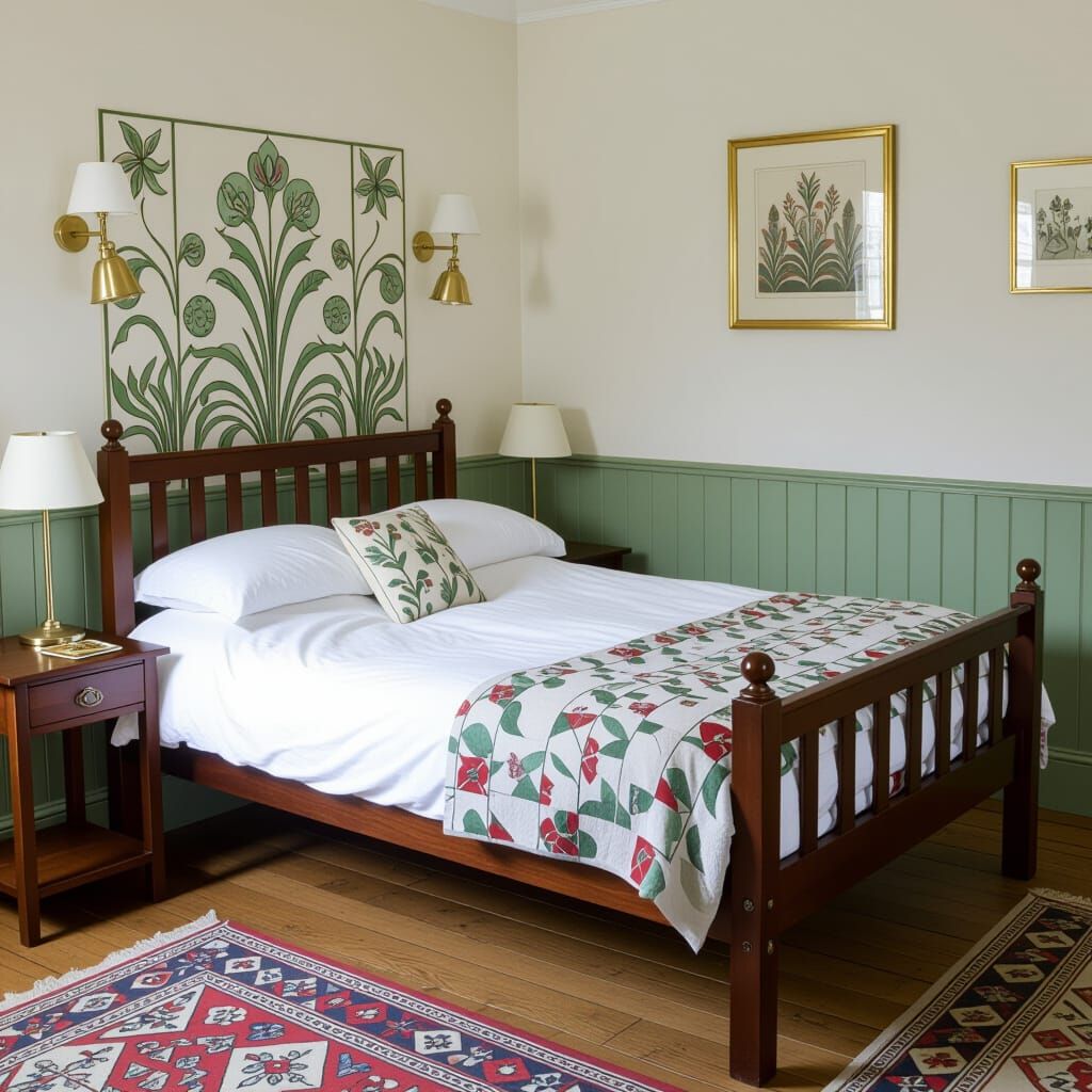 Charles Rennie Mackintosh Inspired Bed Design