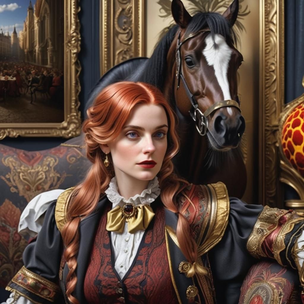 Vibrant Surrealism: A Hyperrealistic 3D Masterpiece