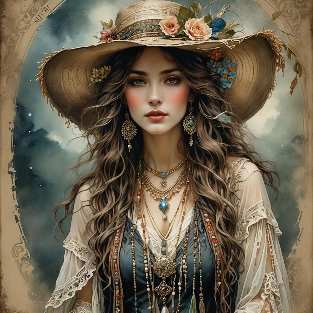 Bohemian Goddess in Midsummer Radiance