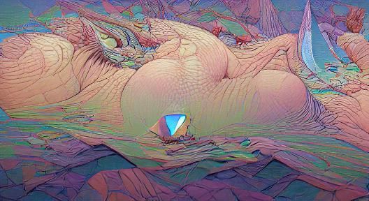 Moebius-Inspired Sci-Fi Art in 8K Resolution