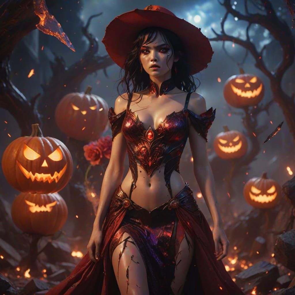 Cosmic Hero Amidst Dimensional Destruction in Cinematic Styl...