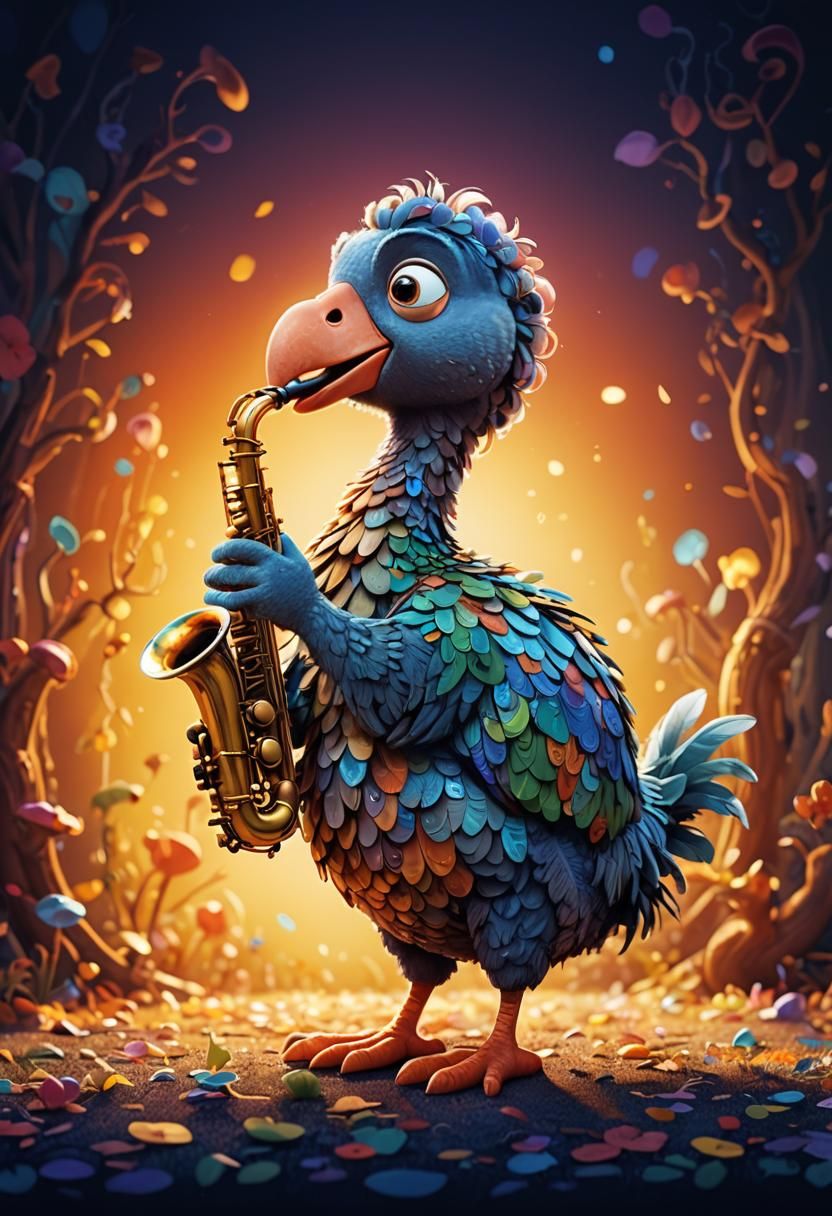 Pixar Dodo's Jazz Saxophone Serenade