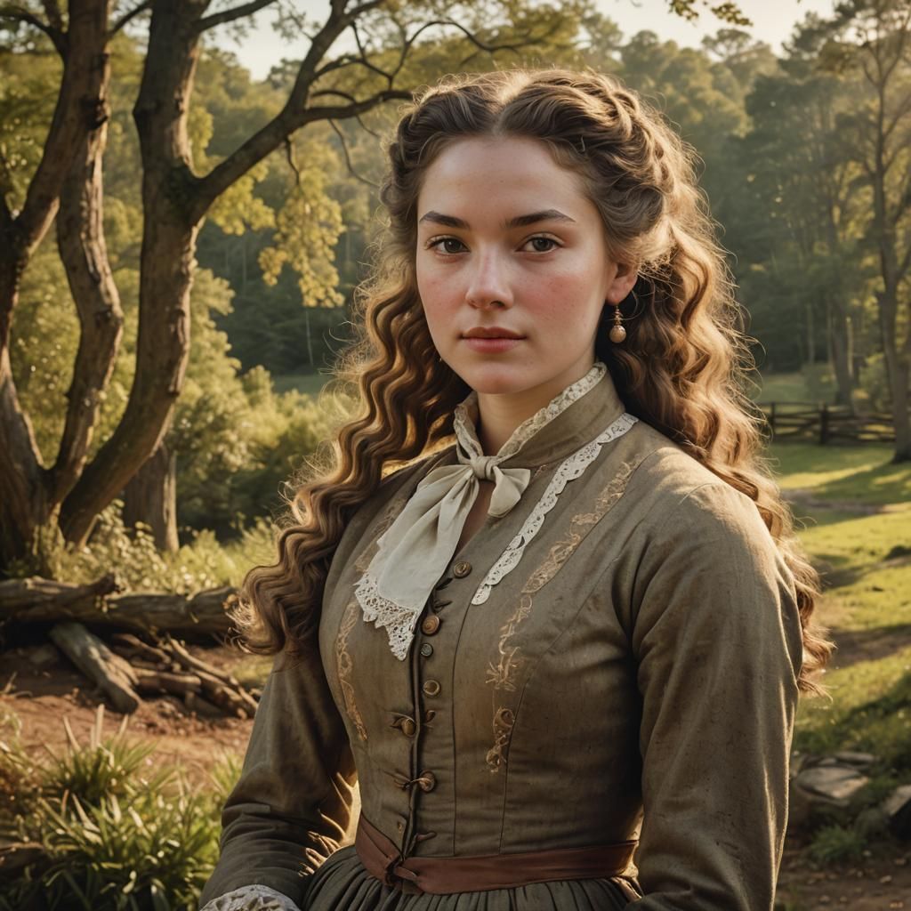 Colonial American Portrait of a Woman in 1773