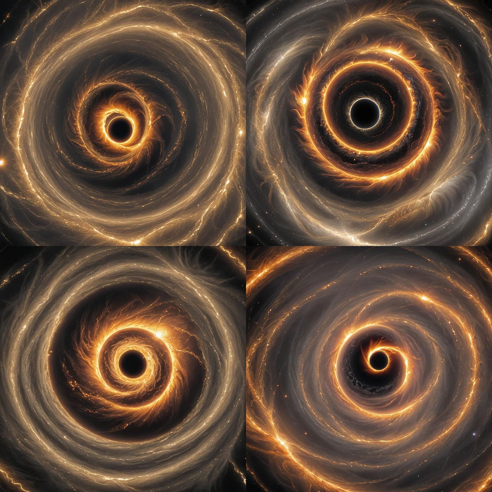 The Sun Spiraling into a Black Hole: Gravitational Lensing