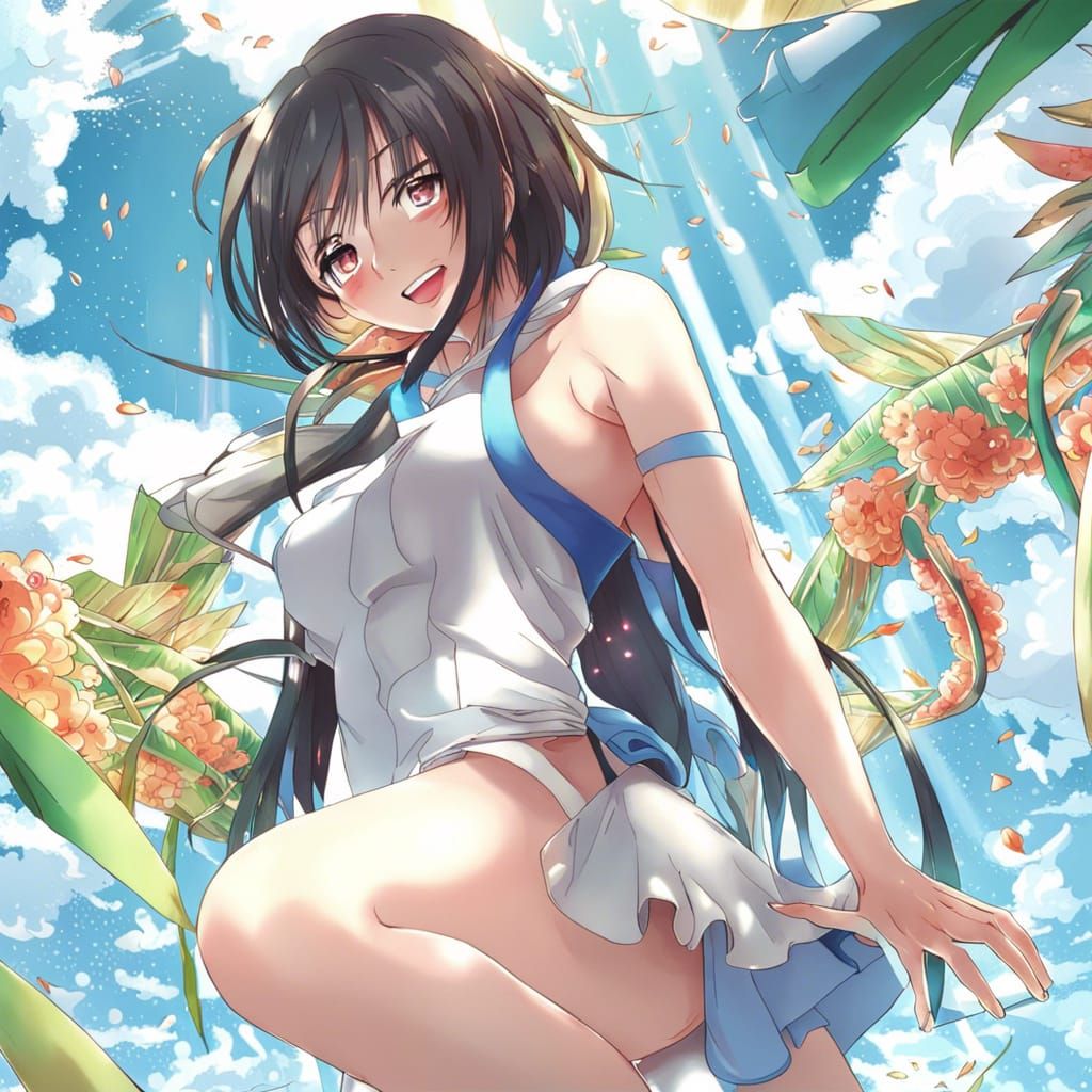 Anime Style Asian Character in Manga Key Visual