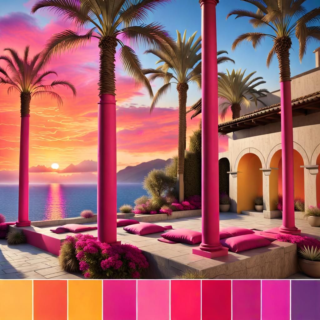 Warm and Energetic:

Sun-drenched yellow: Evokes midday suns...