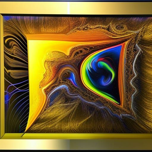 Solar System in a Surreal Expressionist Style