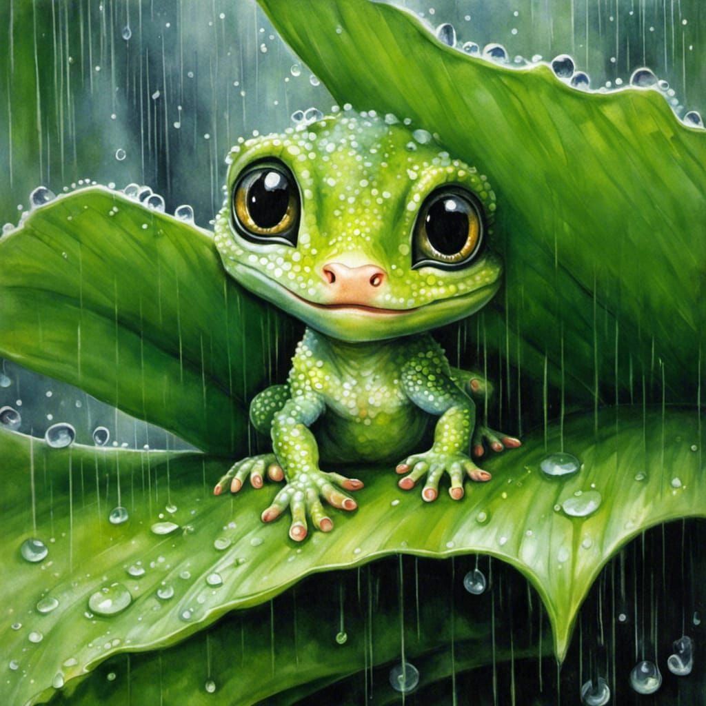 Rainy Day Gecko