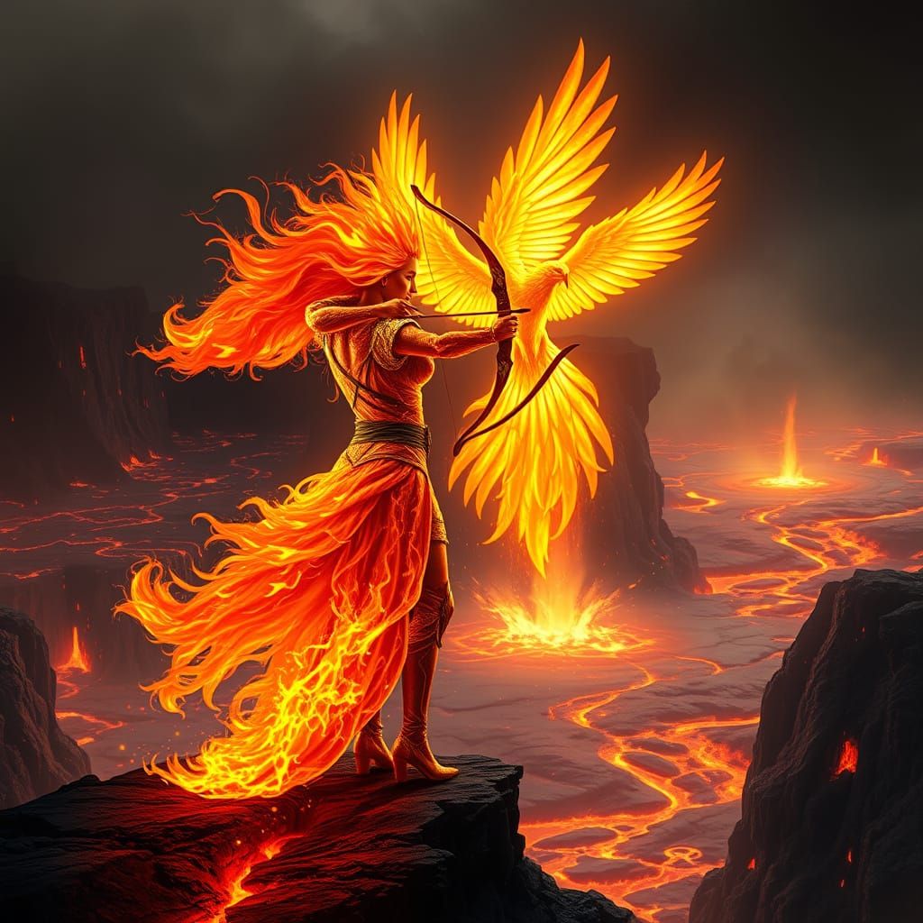 Fire huntress