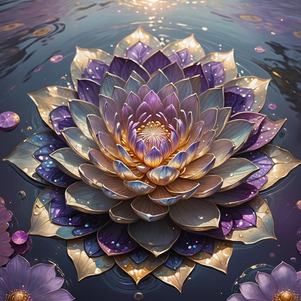 Shamanic Lotus Flower Unveils Healing Energy