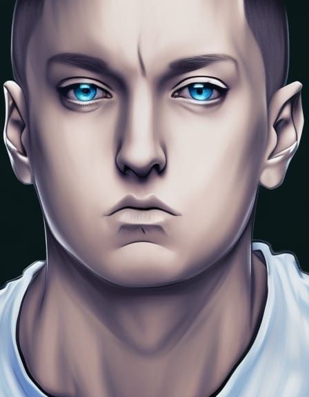 Eminem in Anime Style, Manga Key Visual