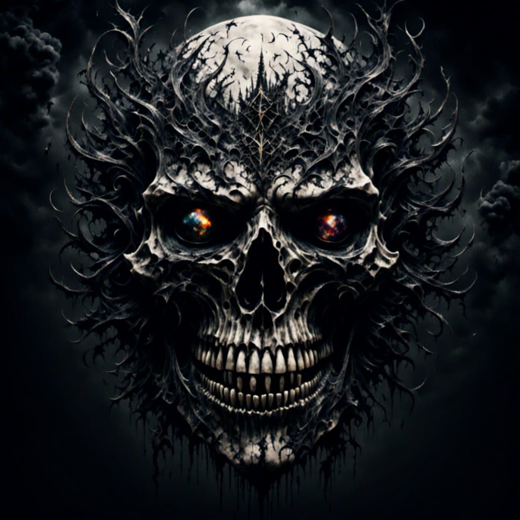 Intense Fear in Dark Arts Style