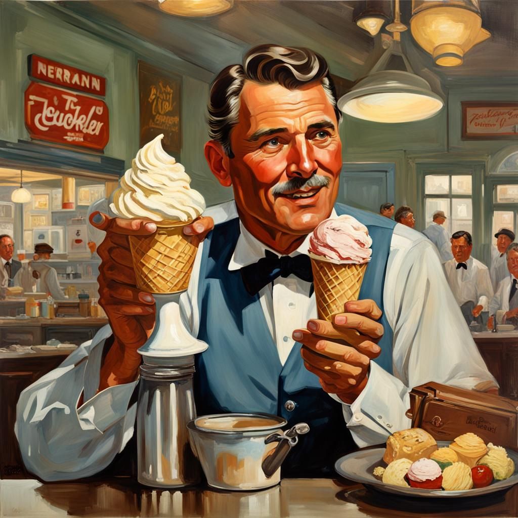 Robert Shaw as a Soda Jerk