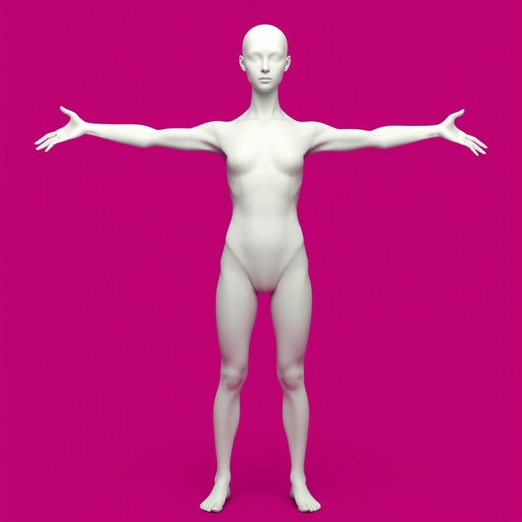 Surreal Mannequin in Bauhaus Style